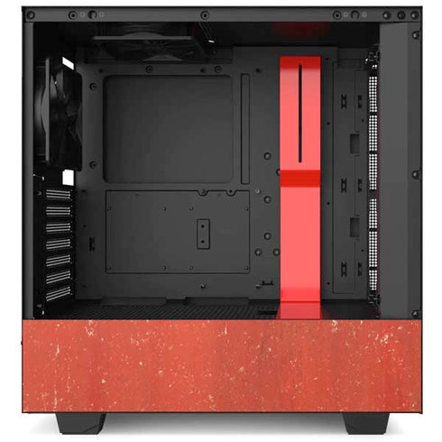 Chinese Flag Distressed NZXT H510 Compact ATX Mid-Tower Case Skin